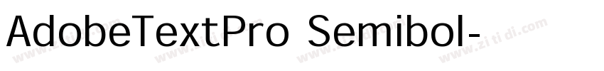 AdobeTextPro Semibol字体转换